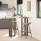 vidaXL - Bartafelpoten - 2 - st - T-vormig - 40x35x(110-111) - cm - staal - naturel