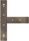 vidaXL - Bartafelpoten - 2 - st - T-vormig - 40x35x(110-111) - cm - staal - naturel