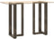 vidaXL - Bartafelpoten - 2 - st - T-vormig - 40x35x(90-91) - cm - staal - naturel