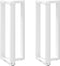 vidaXL - Bartafelpoten - 2 - st - T-vormig - 50x35x(100-101) - cm - staal - wit
