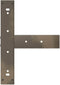 vidaXL - Bartafelpoten - 2 - st - T-vormig - 50x35x(100-101) - cm - staal - naturel