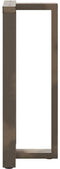 vidaXL - Bartafelpoten - 2 - st - T-vormig - 50x35x(100-101) - cm - staal - naturel