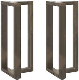 vidaXL - Bartafelpoten - 2 - st - T-vormig - 50x35x(90-91) - cm - staal - naturel