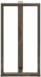 vidaXL - Bartafelpoten - 2 - st - T-vormig - 60x35x(110-111) - cm - staal - naturel