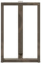 vidaXL - Bartafelpoten - 2 - st - T-vormig - 60x35x(90-91) - cm - staal - naturel