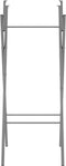 vidaXL - Bartafelpoten - inklapbaar - 45x53x108 - cm - staal - zilverkleurig