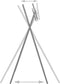 vidaXL - Bartafelpoten - inklapbaar - 45x53x108 - cm - staal - zilverkleurig