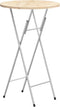 vidaXL - Bartafelpoten - inklapbaar - 45x53x108 - cm - staal - zilverkleurig