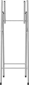 vidaXL - Bartafelpoten - inklapbaar - 45x53x108 - cm - staal - zilverkleurig