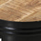 vidaXL - Bartafels - 3 - st - trommelontwerp - massief - ruw - mangohout