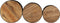 vidaXL - Bartafels - 3 - st - trommelontwerp - massief - ruw - mangohout