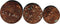 vidaXL - Bartafels - 3 - st - trommelvormig - massief - gerecycled - hout