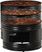 vidaXL - Bartafels - 3 - st - trommelvormig - massief - gerecycled - hout