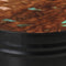 vidaXL - Bartafels - 3 - st - trommelvormig - massief - gerecycled - hout