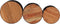 vidaXL - Bartafels - 3 - st - trommelvormig - massief - ruw - acaciahout