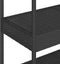 vidaXL - Bartrolley - 3-laags - poly - rattan - en - massief - acaciahout - zwart