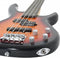 vidaXL - Basgitaar - voor - beginners - elektrisch - met - tas - 4/4 - 46