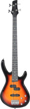 vidaXL - Basgitaar - voor - beginners - elektrisch - met - tas - 4/4 - 46