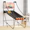 vidaXL - Basketbal - arcade - met - 4 - ballen - voor - 2 - spelers
