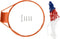 vidaXL - Basketbalring - 39 - cm - staal - oranje