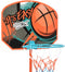vidaXL - Basketbalset - draagbaar - verstelbaar - 109-141 - cm