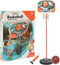 vidaXL - Basketbalset - draagbaar - verstelbaar - 133-160 - cm
