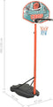 vidaXL - Basketbalset - draagbaar - verstelbaar - 180-230 - cm