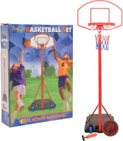 vidaXL - Basketbalset - draagbaar - verstelbaar - 200-236 - cm