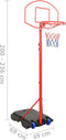 vidaXL - Basketbalset - draagbaar - verstelbaar - 200-236 - cm