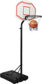 vidaXL Basketbalstandaard 237-307 cm polyetheen wit