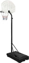 vidaXL Basketbalstandaard 237-307 cm polyetheen wit