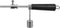 vidaXL BBQ Draaispit met motor staal 1000 mm