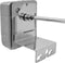 vidaXL BBQ Draaispit met motor staal 1000 mm