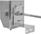 vidaXL BBQ Draaispit met professionele motor staal 900 mm
