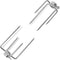 vidaXL - BBQ - Draaispit - vorken - 2 - stuks - staal