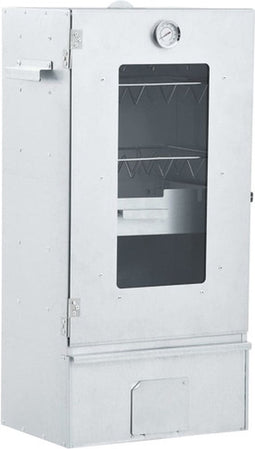 vidaXL BBQ-rookoven met 1 kg houtsnippers 44.5x29x83 cm