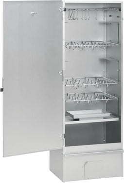 vidaXL BBQ-rookoven met houtsnippers 44,5x29x110 cm staal