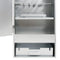 vidaXL BBQ-rookoven met houtsnippers 44,5x29x110 cm staal