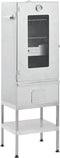 vidaXL BBQ-rookoven met houtsnippers 44,5x29x110 cm staal