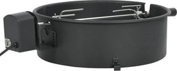 vidaXL BBQ rotisserie ring 47 cm zwart
