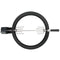 vidaXL BBQ rotisserie ring 47 cm zwart