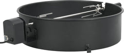 vidaXL BBQ rotisserie ring 57 cm zwart