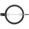 vidaXL BBQ rotisserie ring 57 cm zwart