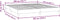 vidaXL - Bed - boxspring - zonder - matras - 200x210 - cm - fluweel - donkergroen