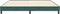 vidaXL - Bed - boxspring - zonder - matras - 200x210 - cm - fluweel - donkergroen