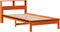 vidaXL - Bed - met - boekenkast - zonder - matras - grenenhout - wasbruin - 100x200 - cm
