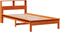 vidaXL - bed - met - boekenkast - zonder - matras - grenenhout - wasbruin - 90x200 - cm