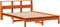 vidaXL - Bed - met - boekenkast - zonder - matras - grenenhout - wasbruin - 120x200 - cm