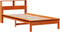 vidaXL - Bed - met - boekenkast - zonder - matras - grenenhout - wasbruin - 90x190 - cm