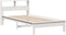 vidaXL - Bed - met - boekenkast - zonder - matras - grenenhout - wit - 90x190 - cm